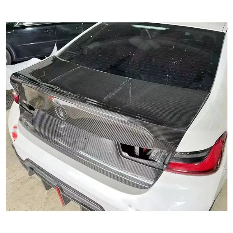 G80  G20 G28  M3 Carbon Fiber Tailgate Cover 330i M340i M Sports Sedan  2019-2024 CSL Type Carbon Fiber Rear Trunk Lid